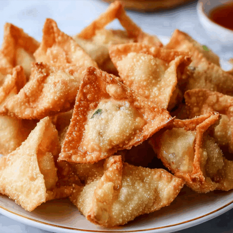 Crab Rangoon with Creamy Filling