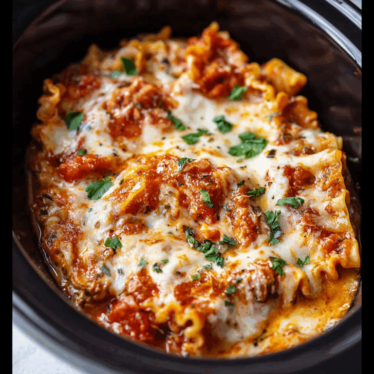 Crock Pot Veggie Lasagna