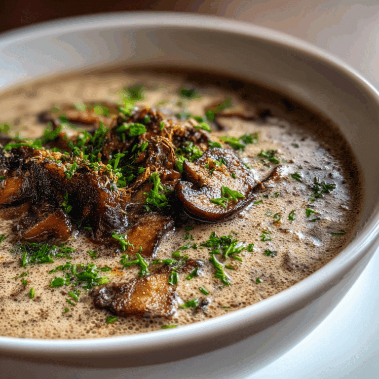 Fall Mushroom Soup
