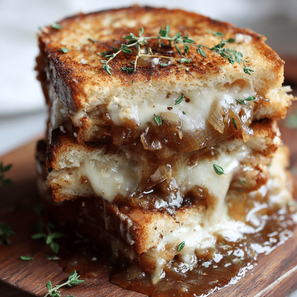 French Onion Soup Grilled Cheese