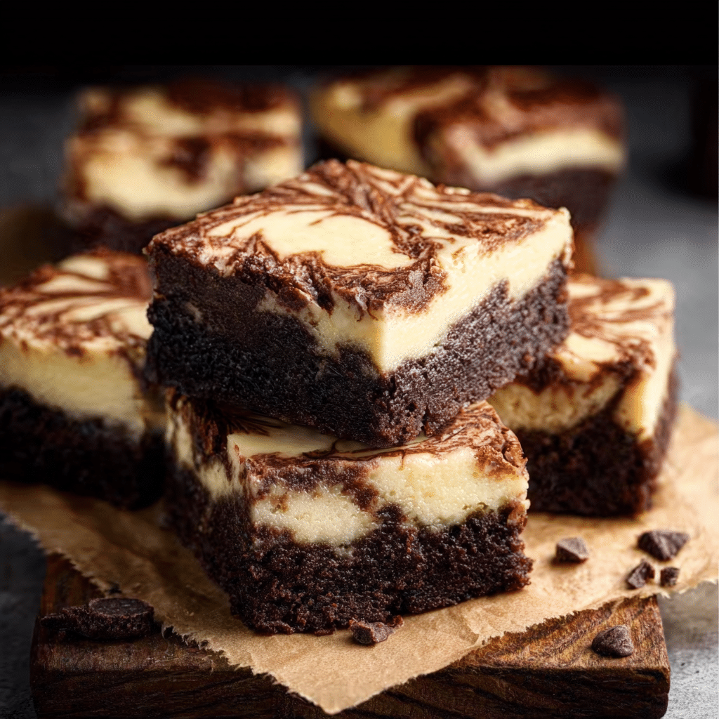 Fudgy Cheesecake Brownies