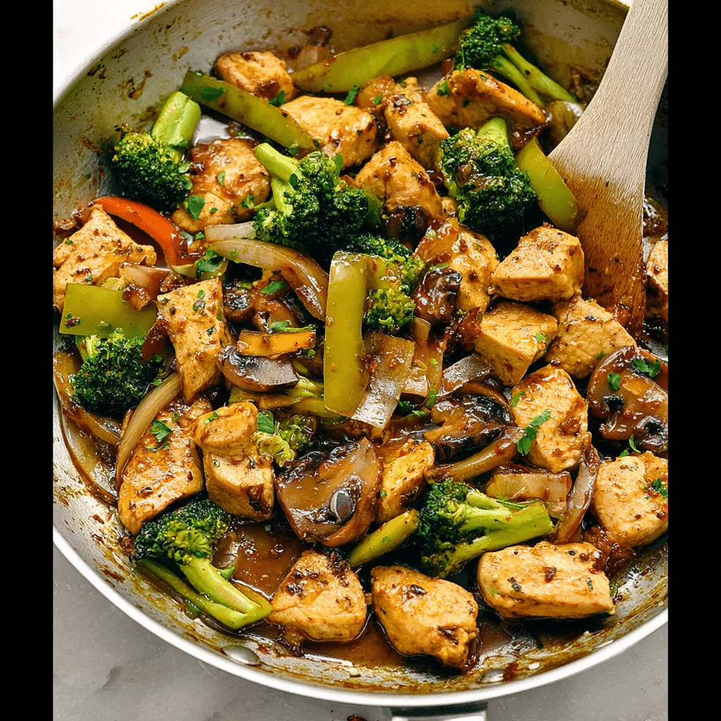 Garlic Chicken with Veggies
