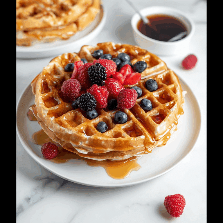 Greek Yogurt Waffles