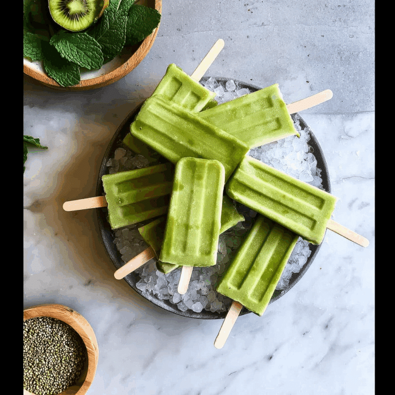 Green Smoothie Popsicles