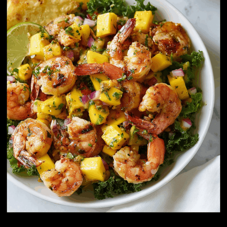 Grilled Chili Lime Shrimp with Mango Salsa