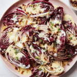 Grilled Radicchio Salad with Crème Fraîche Vinaigrette