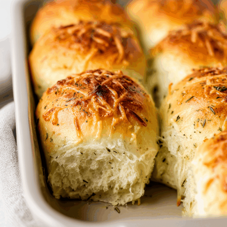 Herby Garlic Dinner Rolls with Rosemary and Thyme