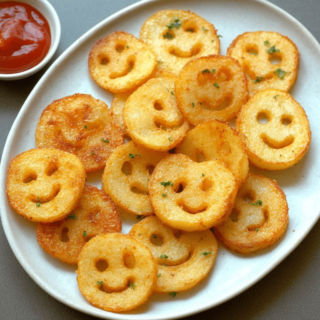 Homemade Potato Smileys in Minutes