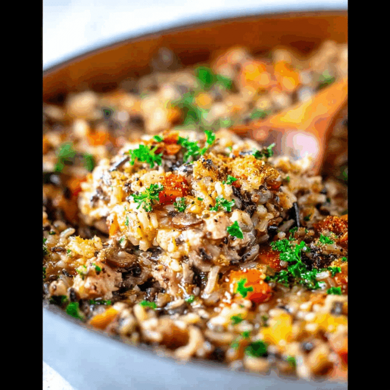 Instant Pot Turkey Wild Rice Casserole