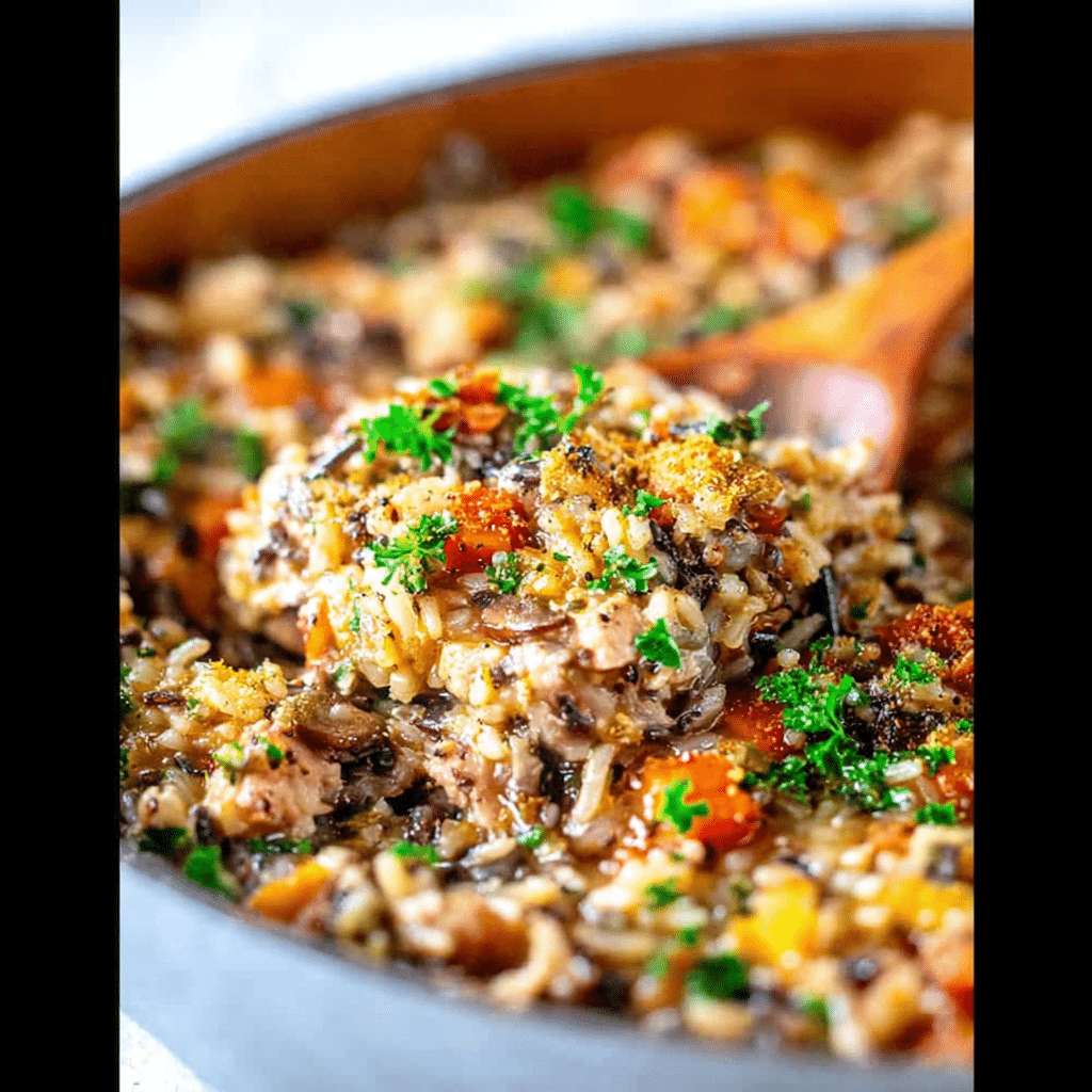 Instant Pot Turkey Wild Rice Casserole
