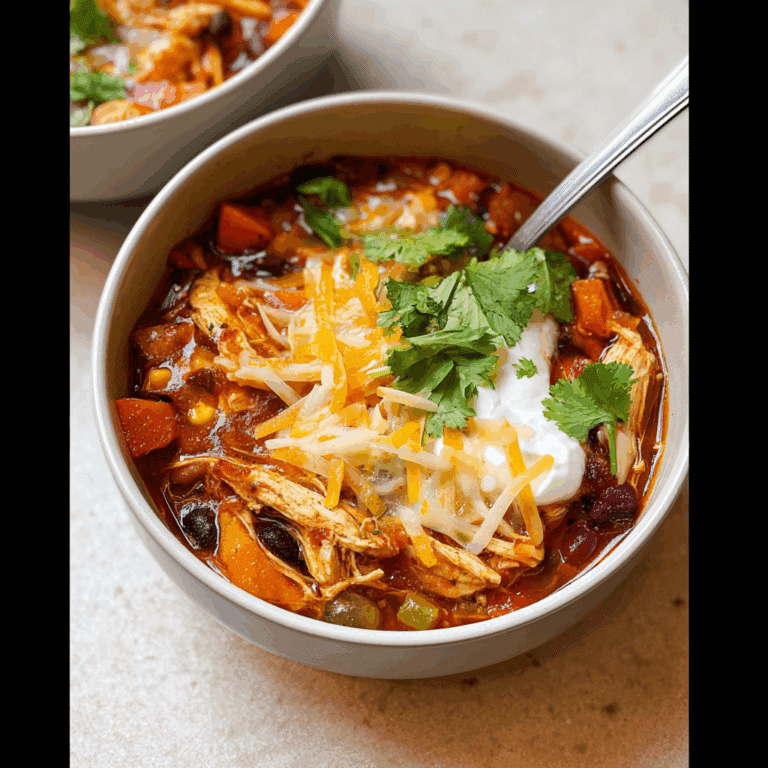 Leftover Turkey Chili