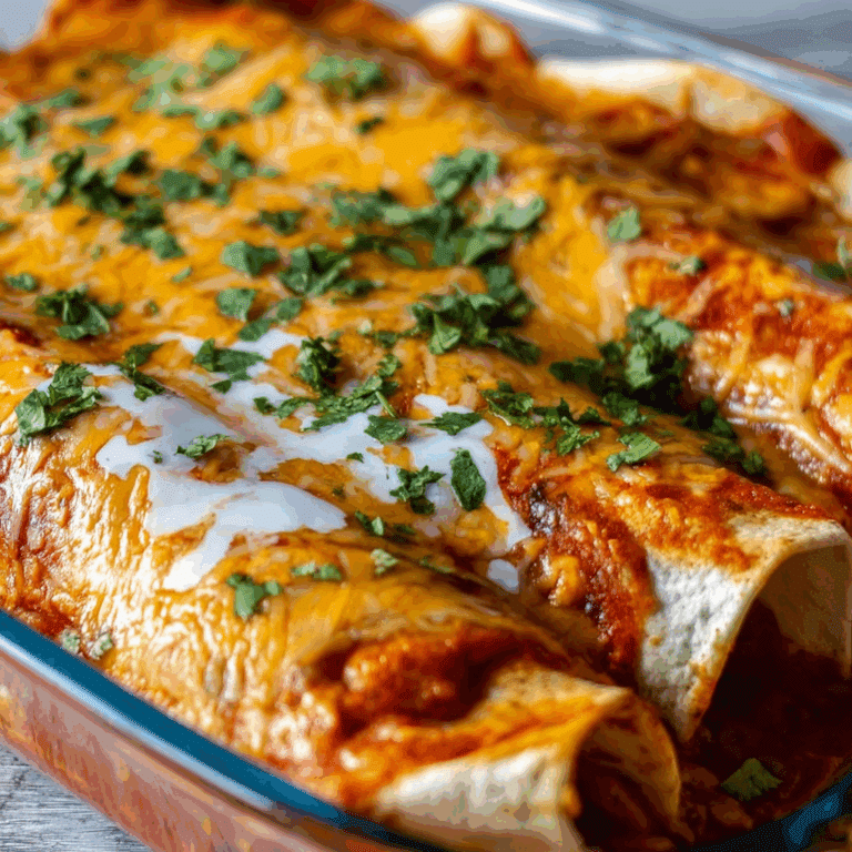 Leftover Turkey Enchiladas
