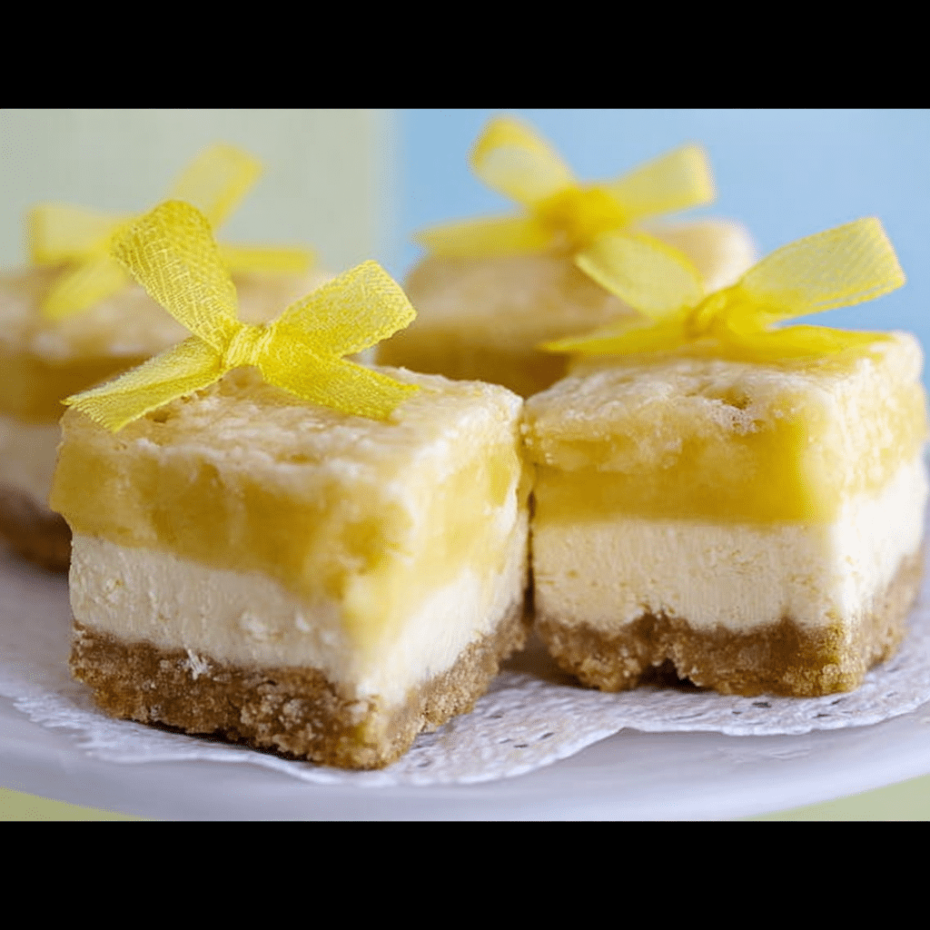 Lemon Ice Cream Bars