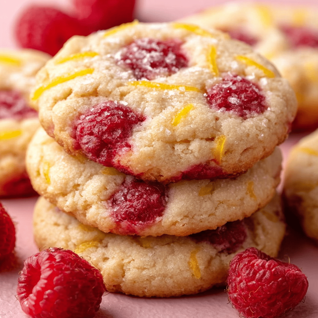 Lemon Raspberry Cookies