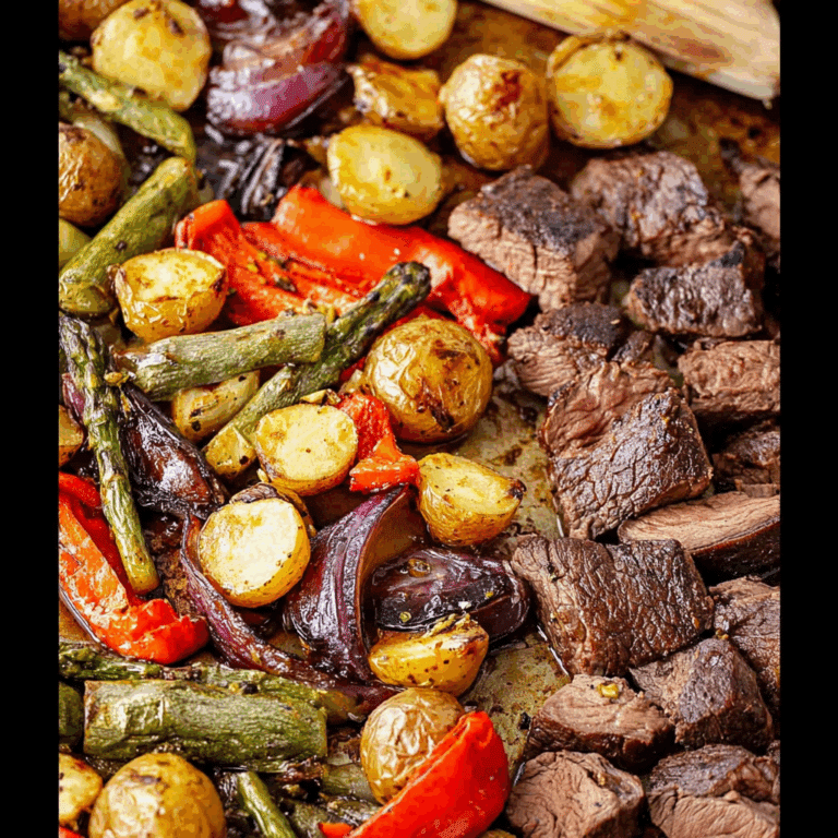 Sheet Pan Steak and Veggies