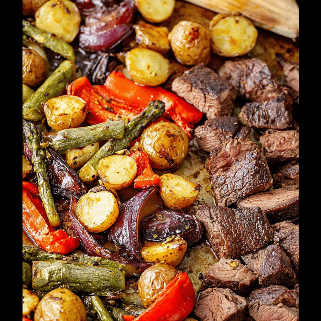 Sheet Pan Steak and Veggies