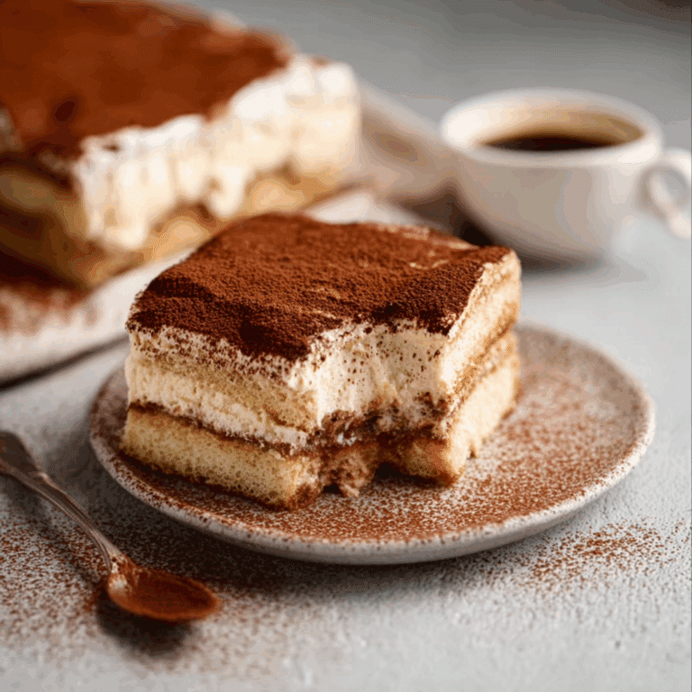 Tiramisu Cake with Coffee Soak