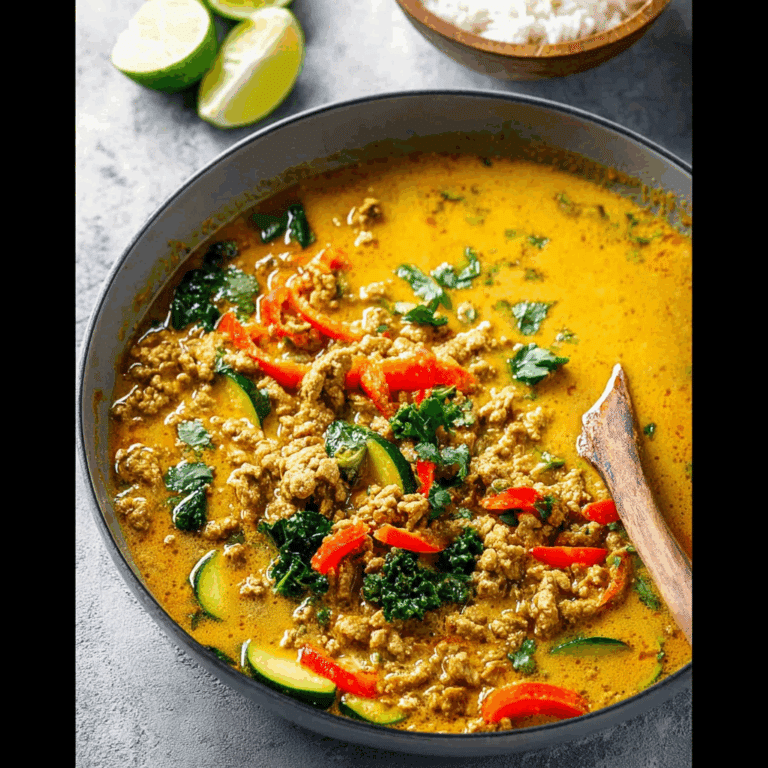 Turkey Curry with Coconut Milk