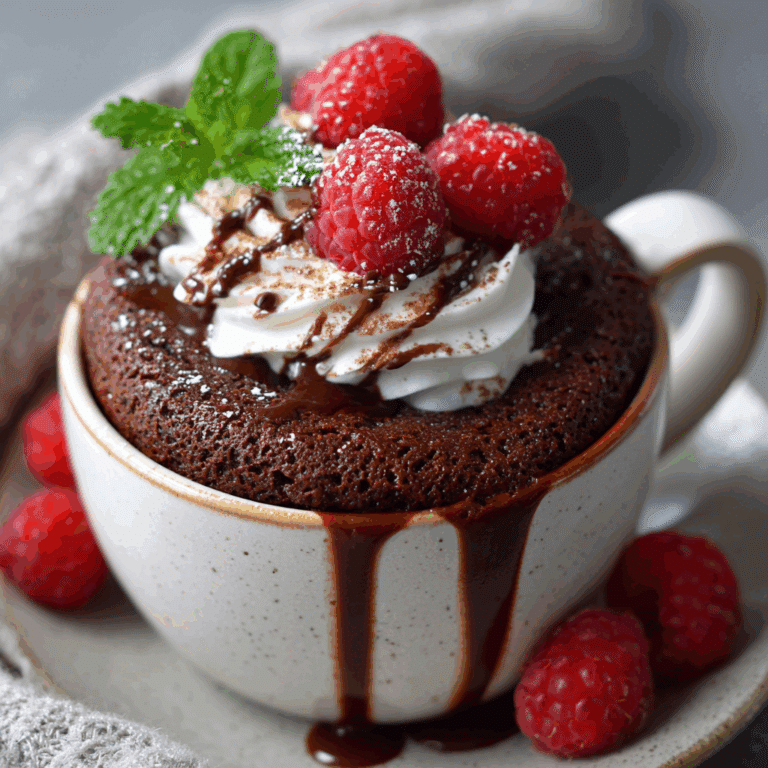 Vegan Chocolate Mug Cake