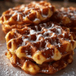 Apple Fritter Waffle Donuts