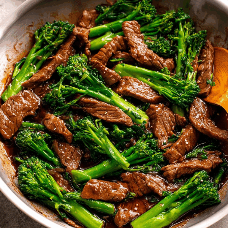 Beef and Broccolini Stir Fry