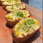 Cheese Corn Garlic Bread