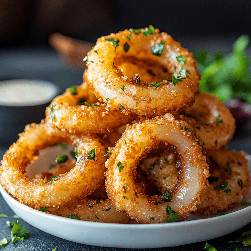 cheezy stuffed mozzarella onion rings