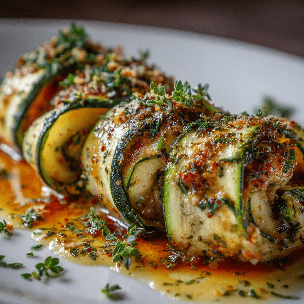 Cramy Zucchini Rolls