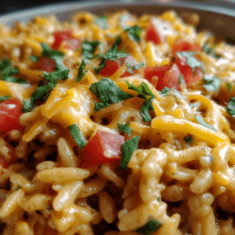 Creamy Cheesy Taco Orzo