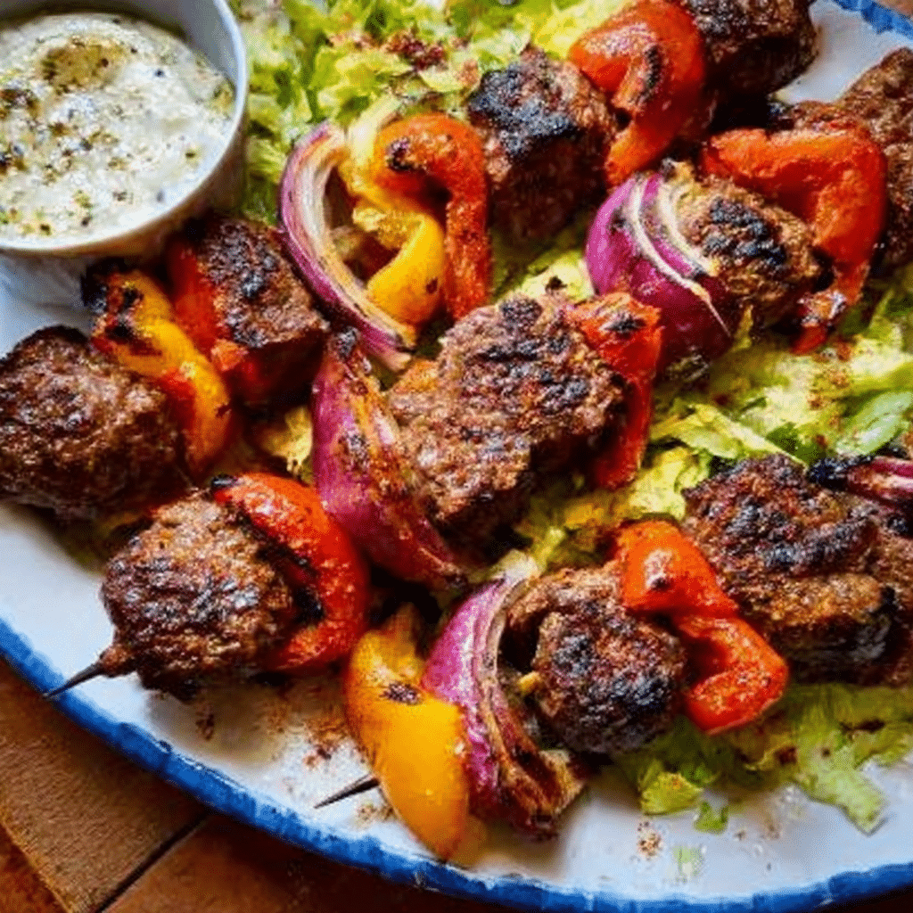 Juicy Oven Baked Beef Kababs