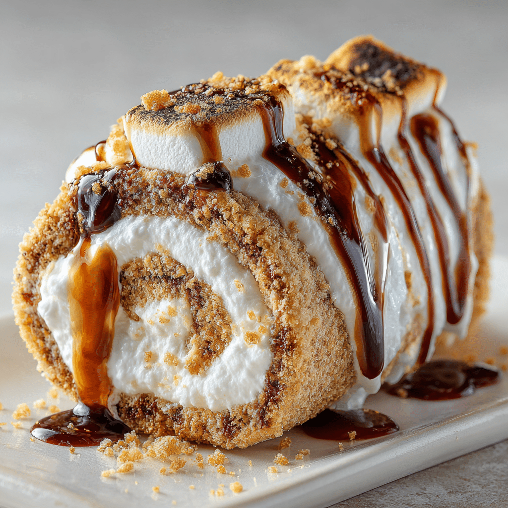 Melt-In-Your-Mouth S’mores Roll-Ups