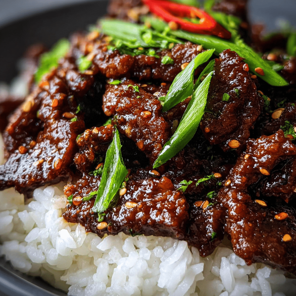 Mongolian Beef