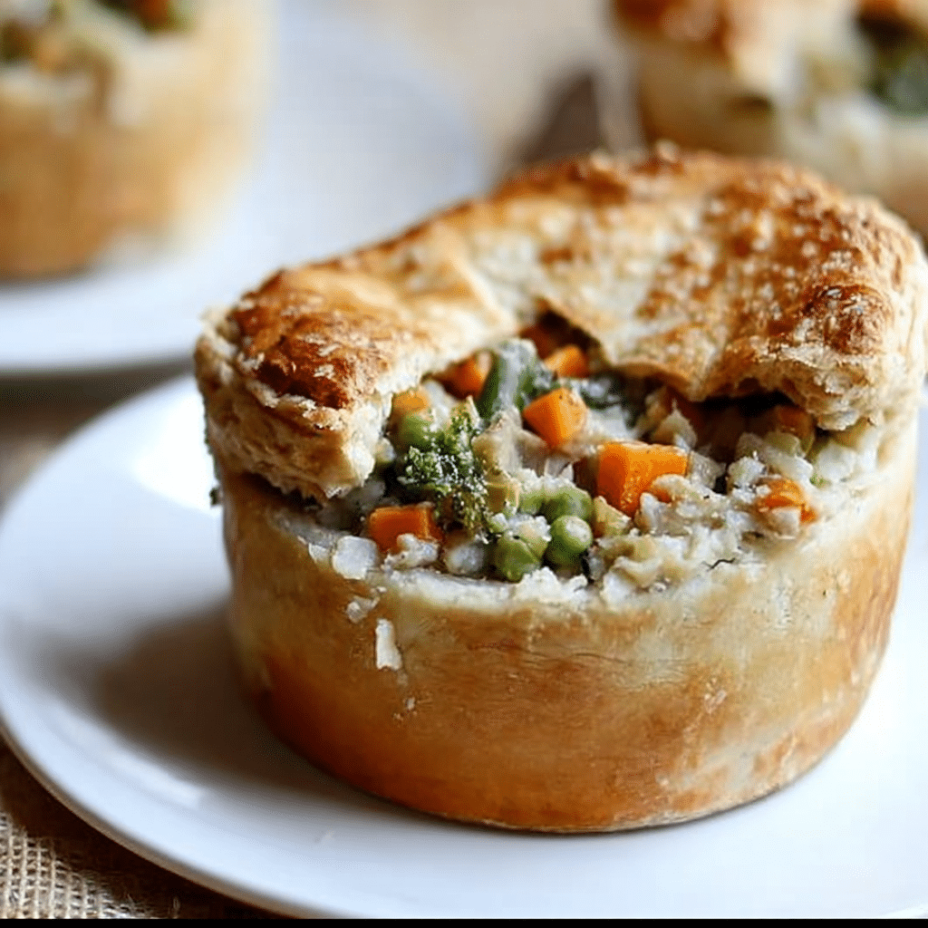 Roasted Autumn Vegetable Pot Pies
