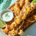 Super Bowl Jalapeño Popper Puff Pastry Twists