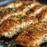 Air Fryer Parmesan Crusted Chicken with Mayo