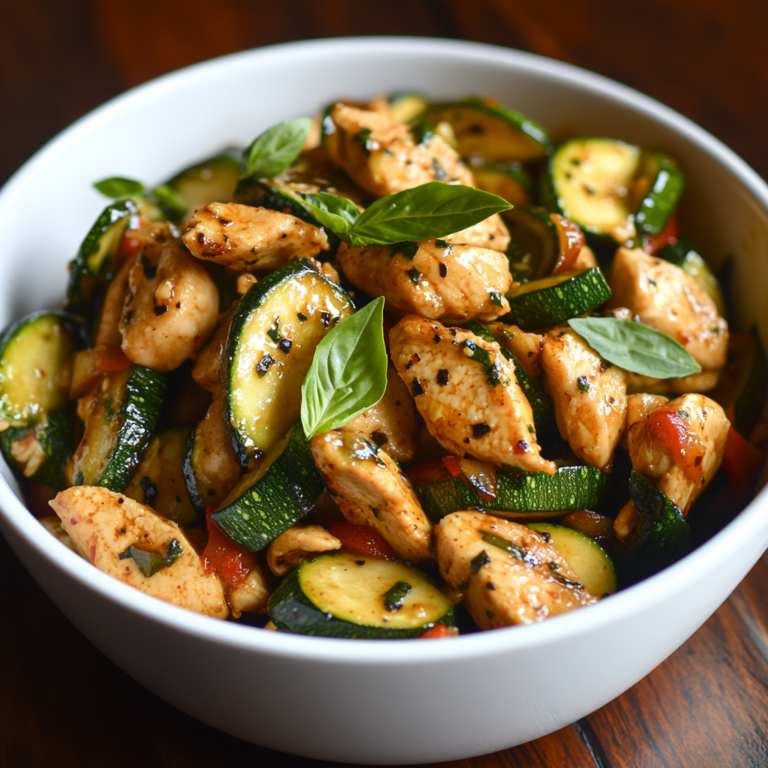 Chicken Zucchini Stir Fry
