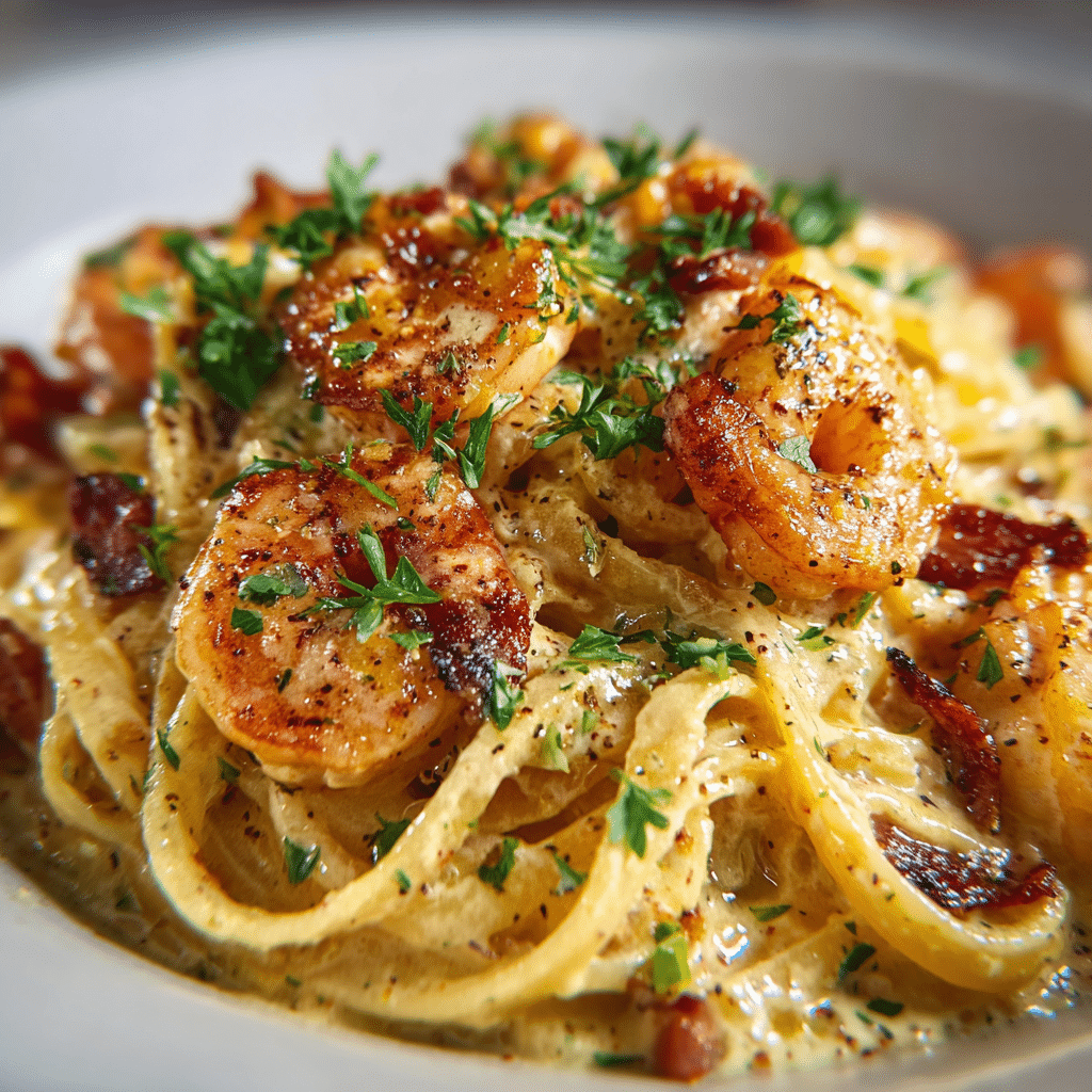 Creamy Cajun Shrimp Pasta