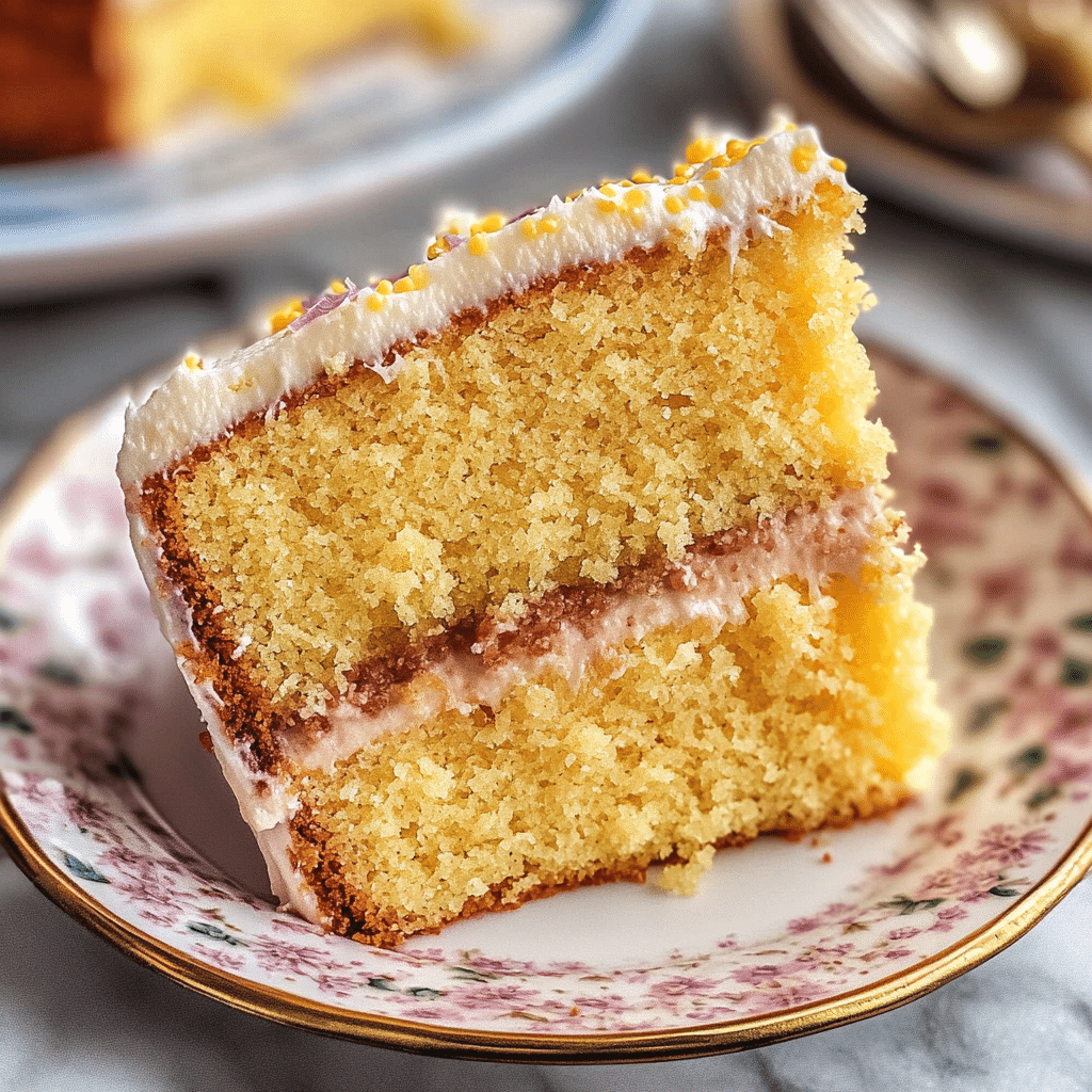 Homemade Yellow Cake Recipe