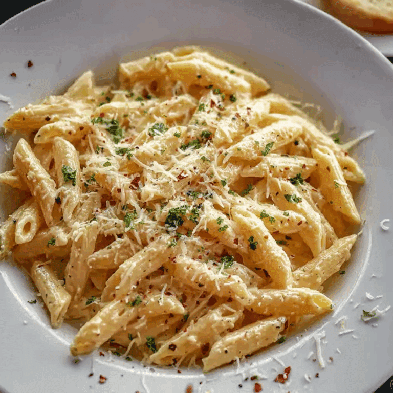One Pot Creamy Garlic Pasta