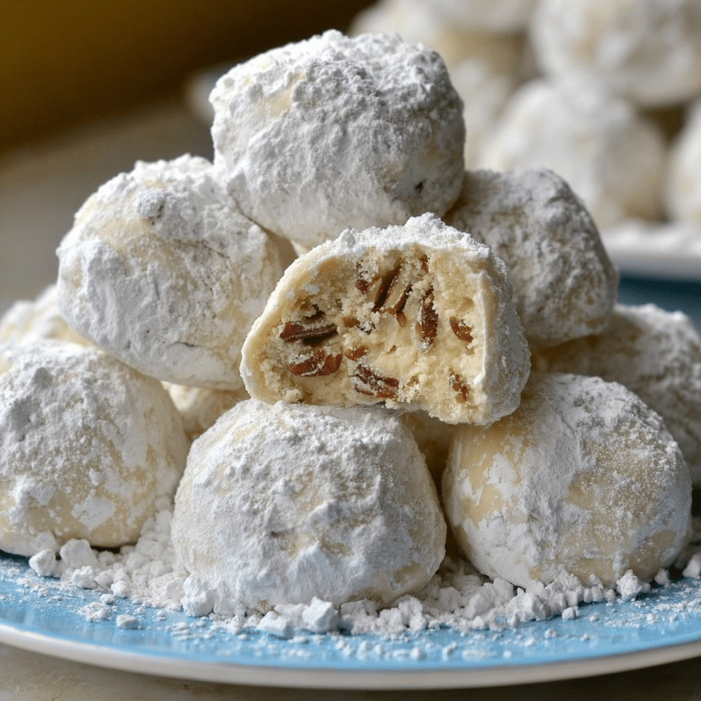 Pecan Snowball Cookies