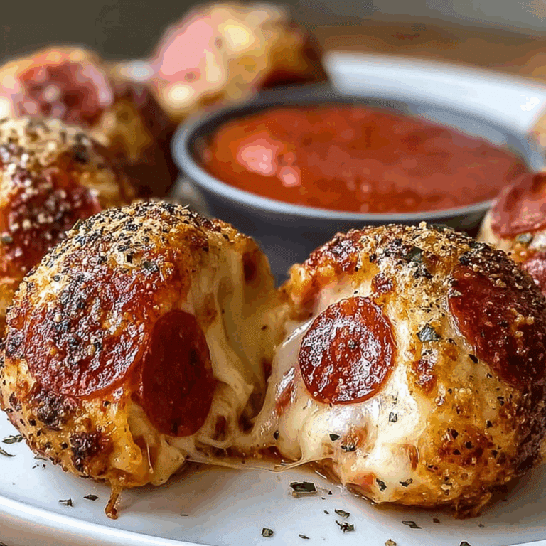 Pepperoni Pizza Bombs Recipe
